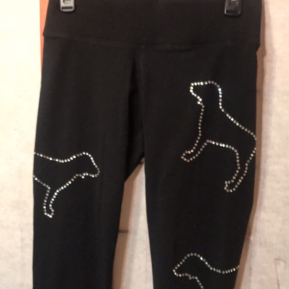 COPY - PINK yoga bling logo pants Sz Small